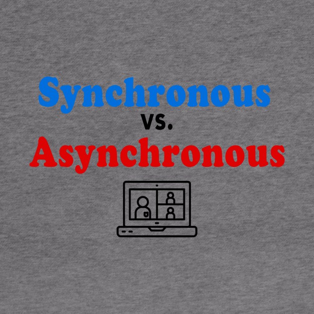 Distance Learning Synchronous vs Asynchronous by We Love Pop Culture